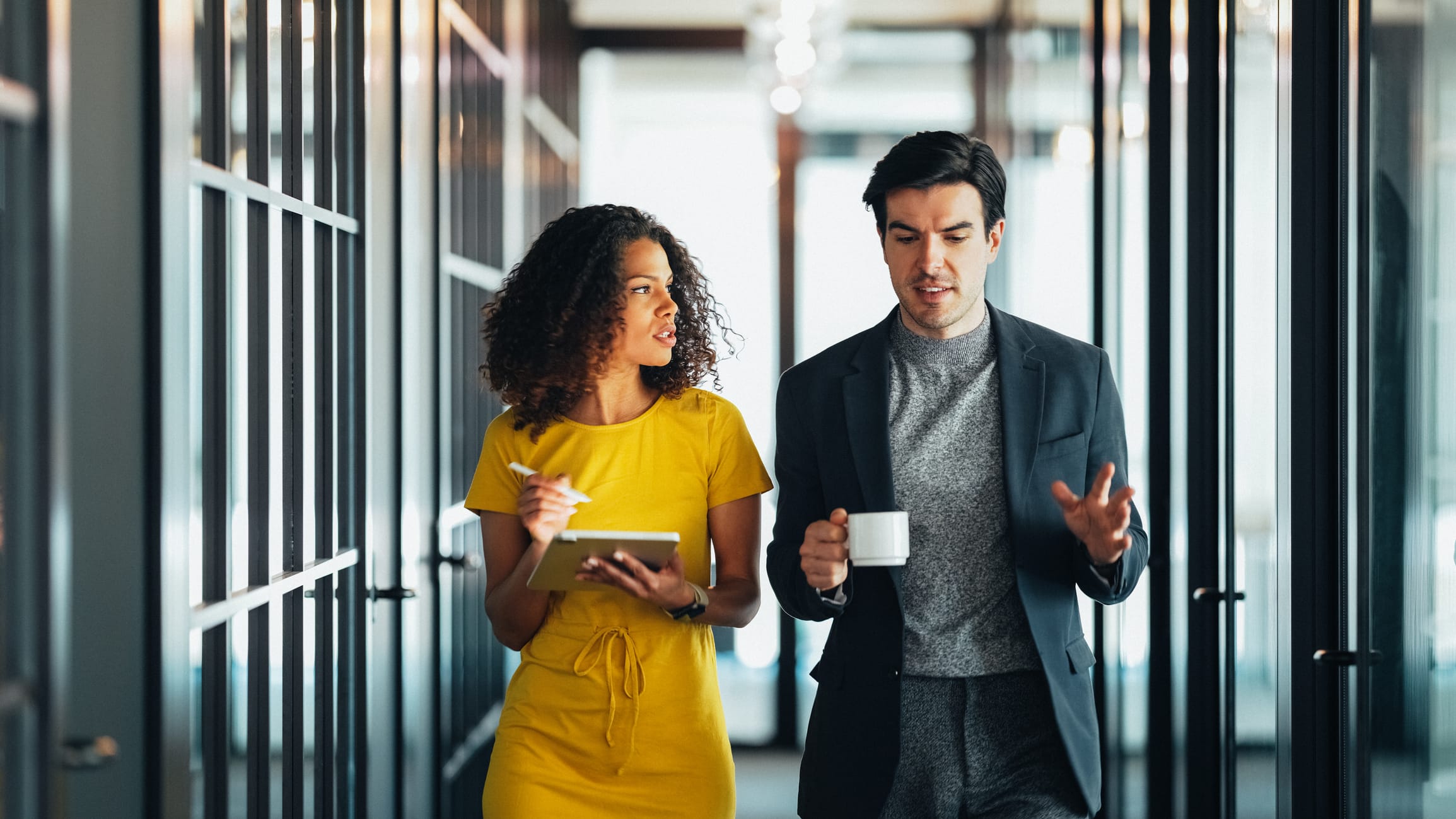 Business people in office